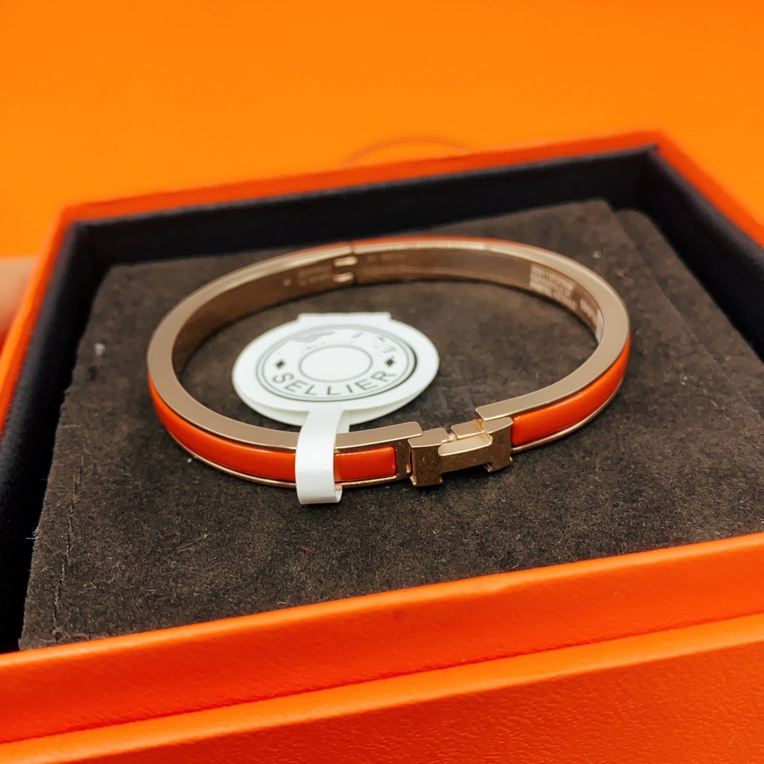 [Everoly JW]CLASSIC HM CLIC RED 8MM ENAMEL BRACELET