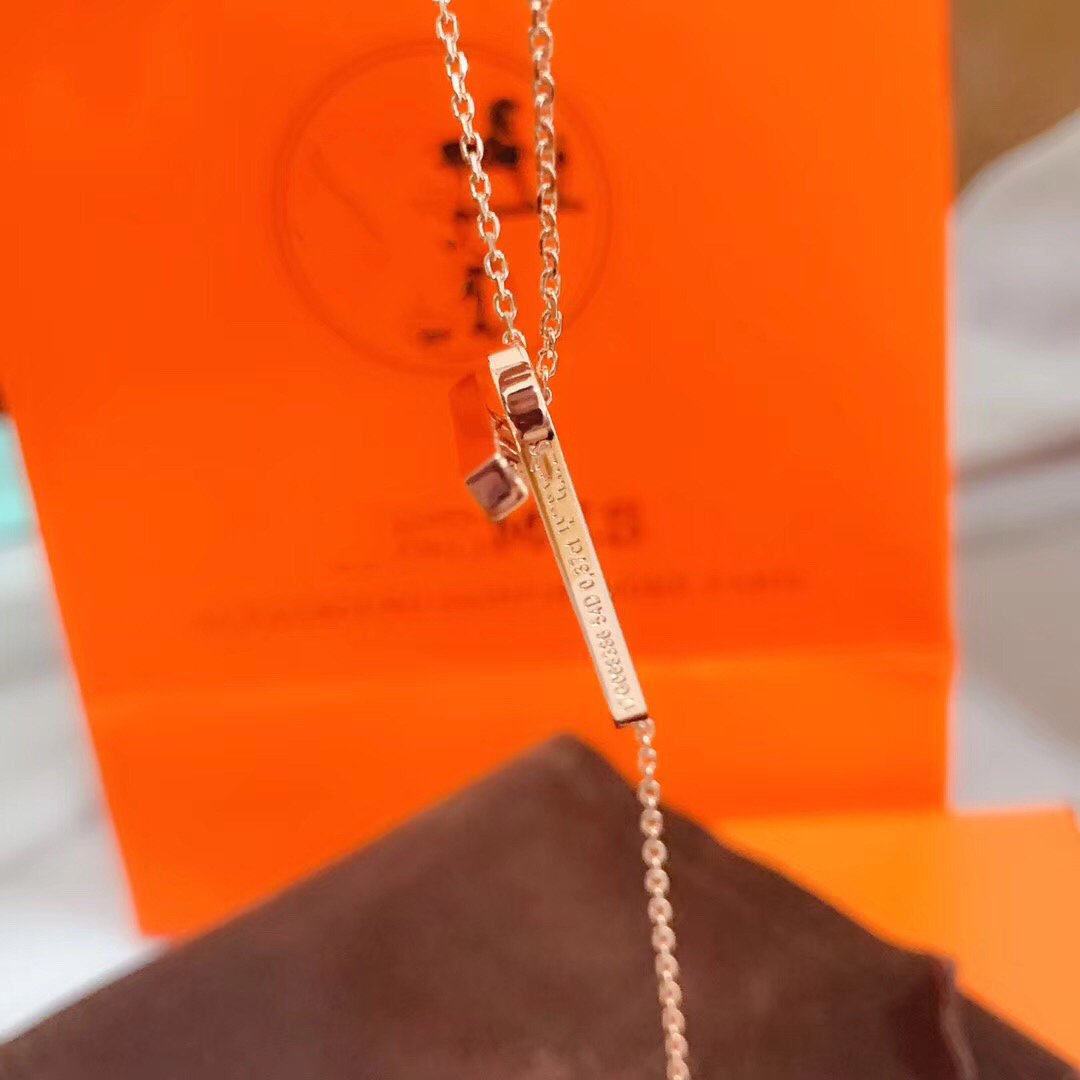[Everoly JW]HM NECKLACE PLATINUM ROSE GOLD DIAMOND