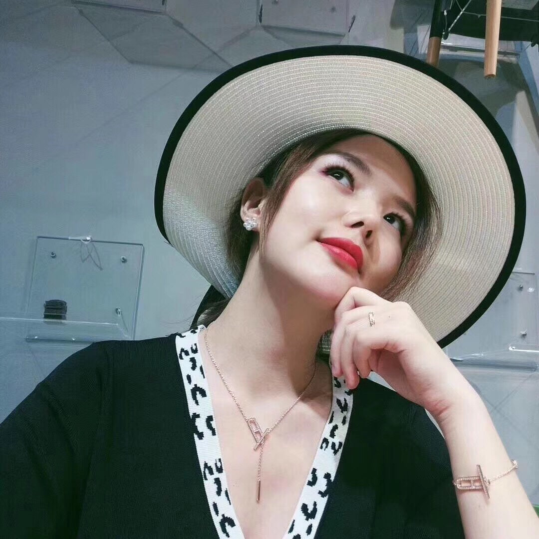 [Everoly JW]HM NECKLACE PLATINUM ROSE GOLD DIAMOND