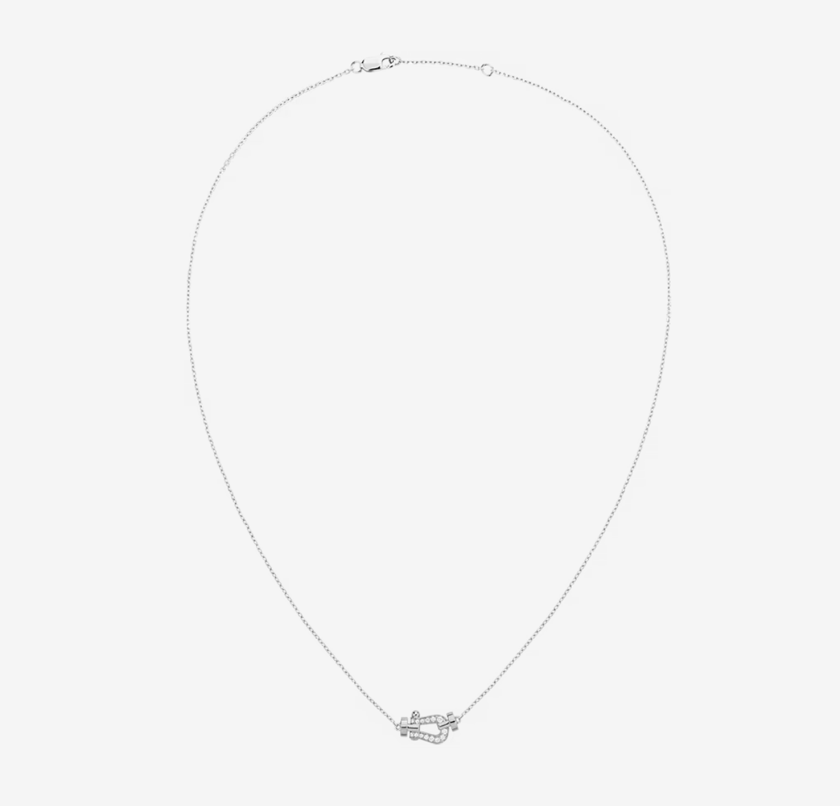 [Everoly JW]FORCE 10 DIAMOND SILVER NECKLACE MINI MODEL