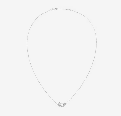 [Everoly JW]FORCE 10 DIAMOND SILVER NECKLACE MINI MODEL