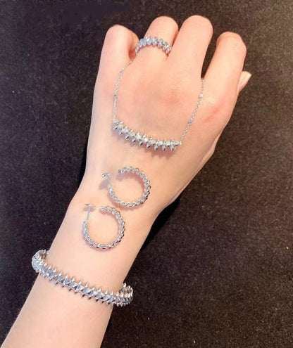 [Everoly JW]CLASH SILVER BRACELET