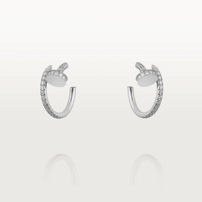 [Everoly JW]JUSTE EARRINGS 12.75MM SILVER DIAMOND