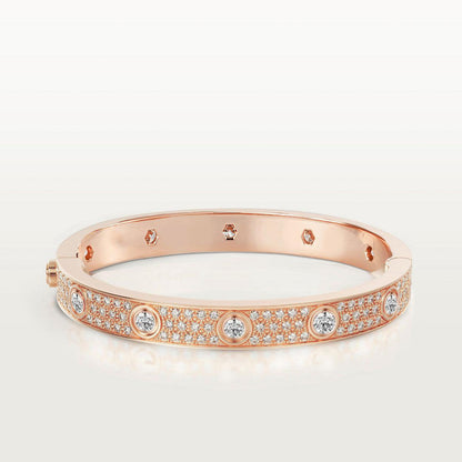 [Everoly JW]LOVE BRACELET 6.1MM DIAMOND-PAVED 10 BIG DIAMONDS