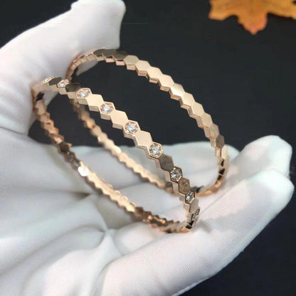 [Everoly JW]BEE LOVE PINK GOLD DIAMOND BRACELET