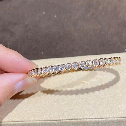 [Everoly JW]BEE LOVE GOLD BRACELET FULL DIAMOND