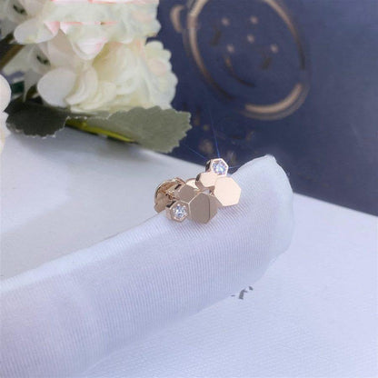 [Everoly JW]BEE LOVE PINK GOLD DIAMOND EARRINGS