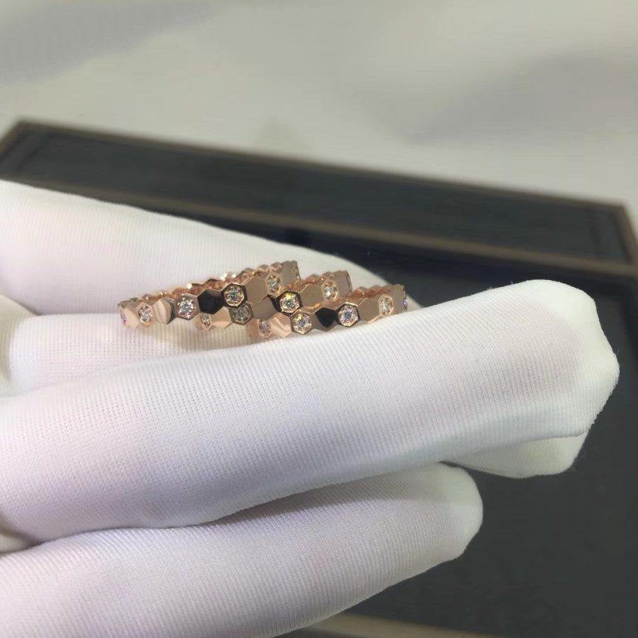 [Everoly JW]BEE LOVE RING PINK GOLD DIAMOND