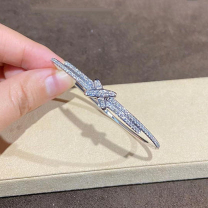 [Everoly JW]JEUX DE BRACELET DIAMONDS SILVER