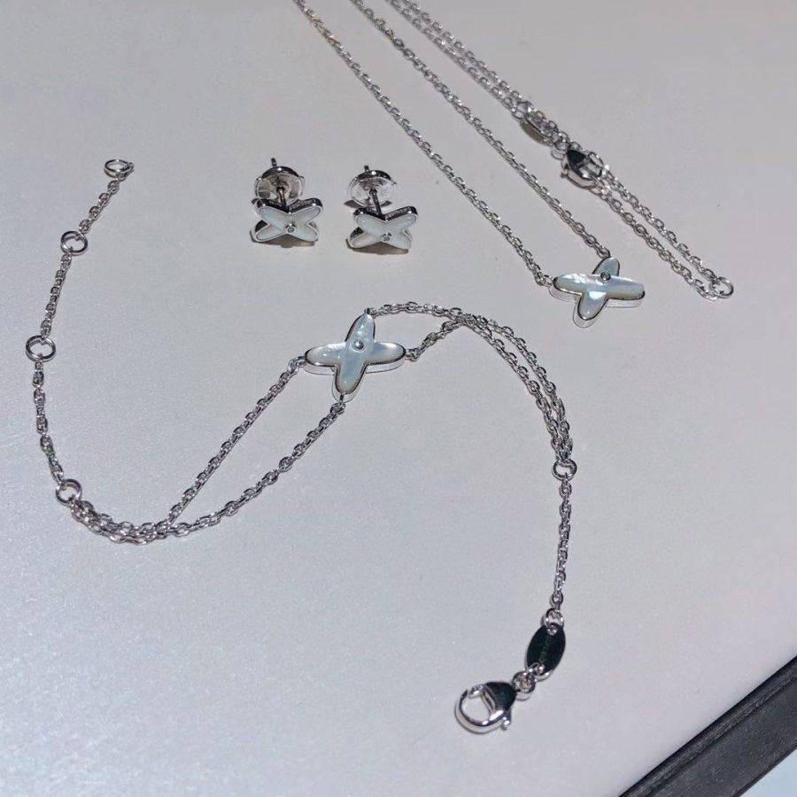 [Everoly JW]JEUX BRACELET WHITE MOP SILVER 1 DIAMOND