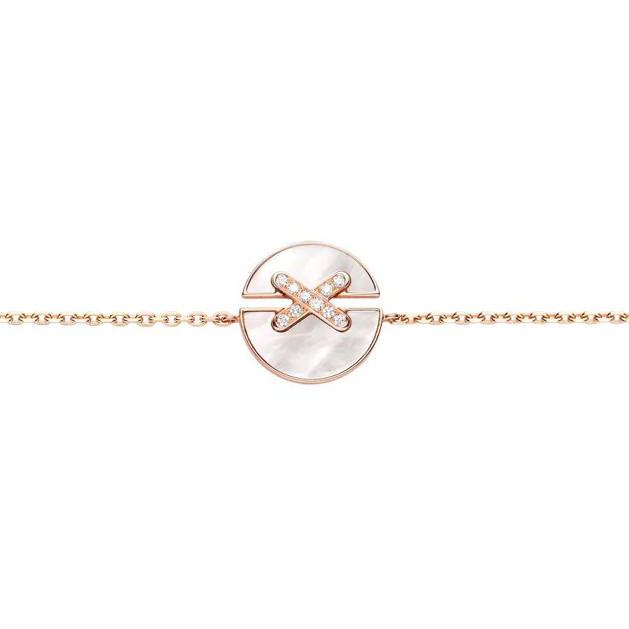 [Everoly JW]JEUX DE BRACELET MOP PINK GOLD DIAMONDS