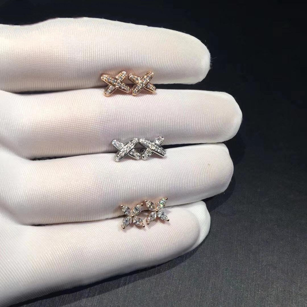 [Everoly JW]JEUX DE DIAMOND EARRINGS