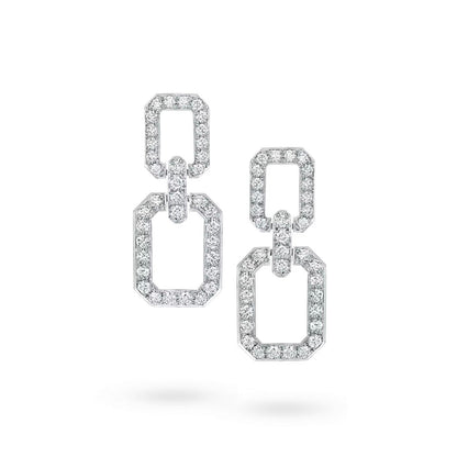 [Everoly JW]LINKS MEDIUM EARRINGS DIAMOND