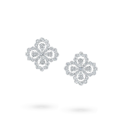 [Everoly JW]LOOP EARRINGS FULL MOTIF DIAMOND 16MM