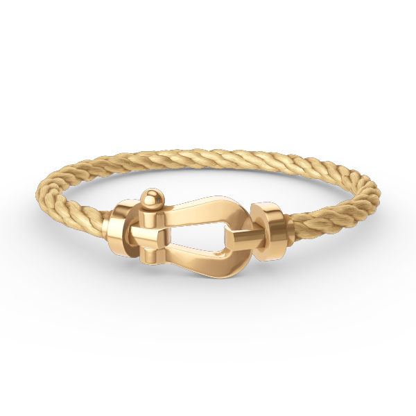 [Everoly JW]FORCE LARGE HORSESHOE NO DIAMOND BRACELET GOLD
