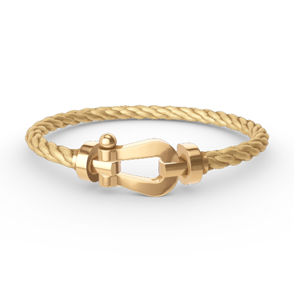 [Everoly JW]FORCE LARGE HORSESHOE NO DIAMOND BRACELET GOLD