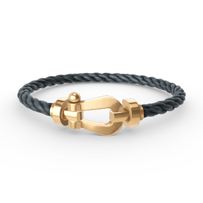 [Everoly JW]FORCE LARGE HORSESHOE NO DIAMOND BRACELET GOLD
