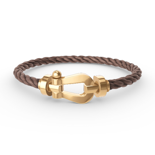 [Everoly JW]FORCE LARGE HORSESHOE NO DIAMOND BRACELET GOLD