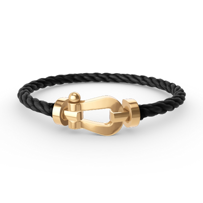 [Everoly JW]FORCE LARGE HORSESHOE NO DIAMOND BRACELET GOLD
