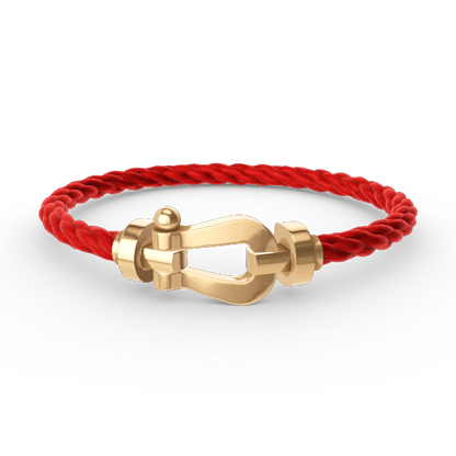 [Everoly JW]FORCE LARGE HORSESHOE NO DIAMOND BRACELET GOLD