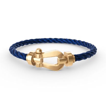 [Everoly JW]FORCE LARGE HORSESHOE NO DIAMOND BRACELET GOLD