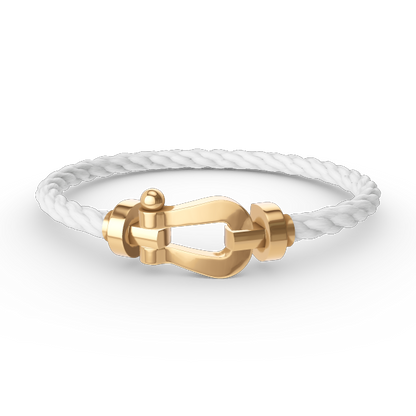 [Everoly JW]FORCE LARGE HORSESHOE NO DIAMOND BRACELET GOLD