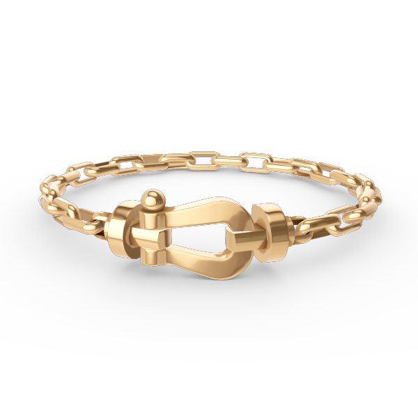 [Everoly JW]FORCE LARGE HORSESHOE CLASP  METAL BRACELET