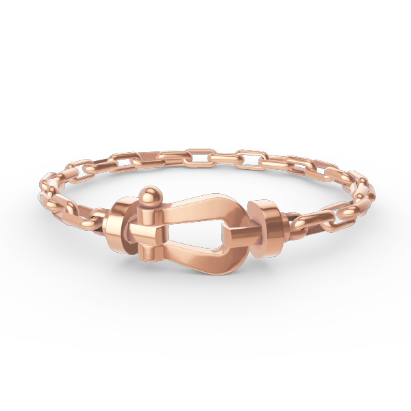 [Everoly JW]FORCE LARGE HORSESHOE CLASP  METAL BRACELET