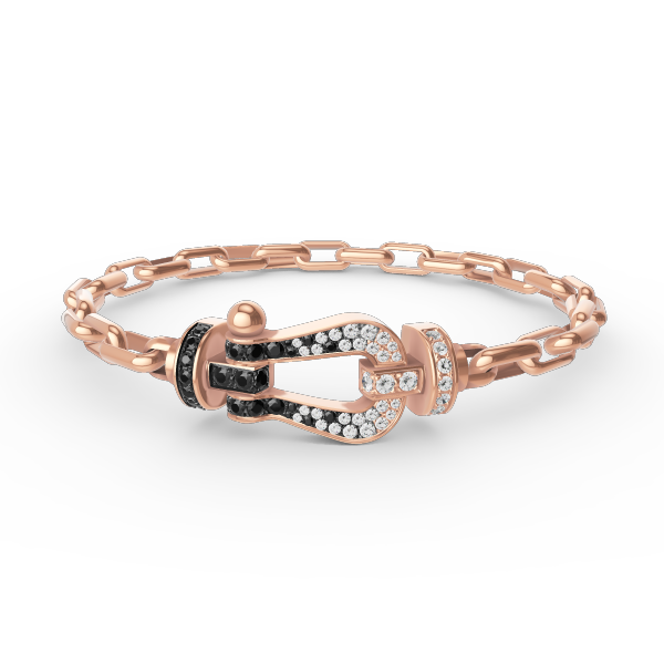 [Everoly JW]FORCE LARGE HORSESHOE CLASP  METAL BRACELET