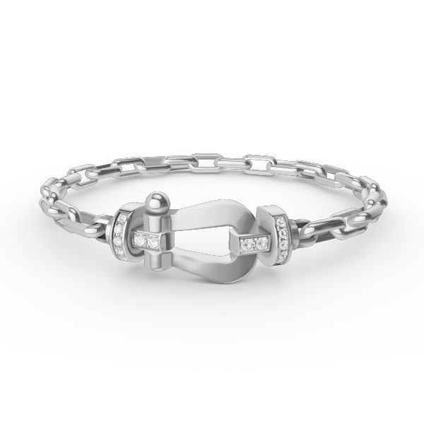 [Everoly JW]FORCE LARGE HORSESHOE CLASP  METAL BRACELET