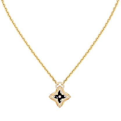 [Everoly JW]STAR PEDANT PINK GOLD DIAMOND NECKLACE
