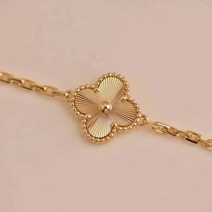 [Everoly JW]CLOVER 5 FLOWERS LASER BRACELET