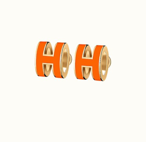 [Everoly JW]MINI POP H EARRINGS ORANGE