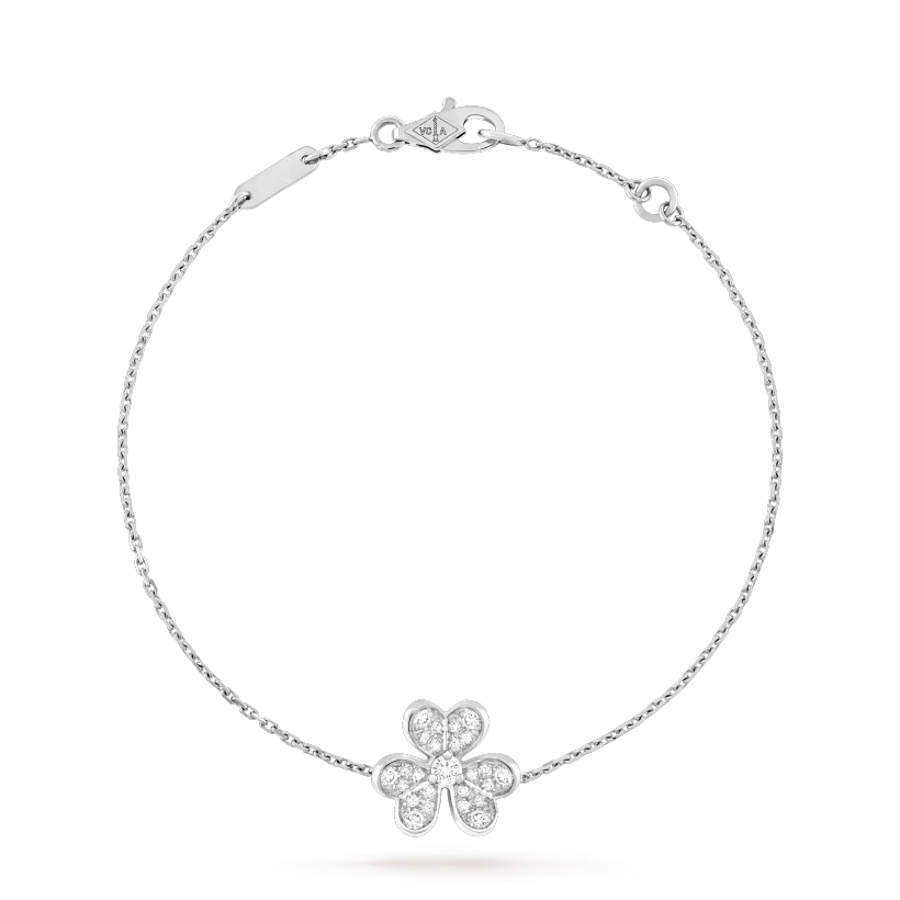 [Everoly JW]FRIVOLE SILVER FLOWER DIAMOND BRACELET