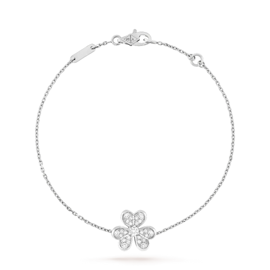 [Everoly JW]FRIVOLE SILVER FLOWER DIAMOND BRACELET