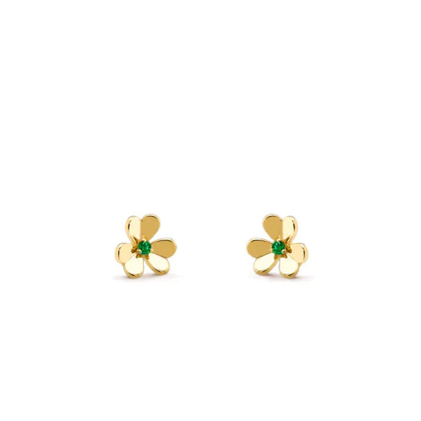 [Everoly JW]FRIVOLE  FLOWER MALACHITE EARRINGS