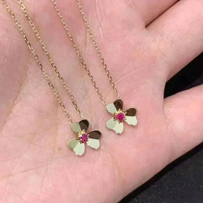 [Everoly JW]FRIVOLE GOLD FLOWER NECKLACE