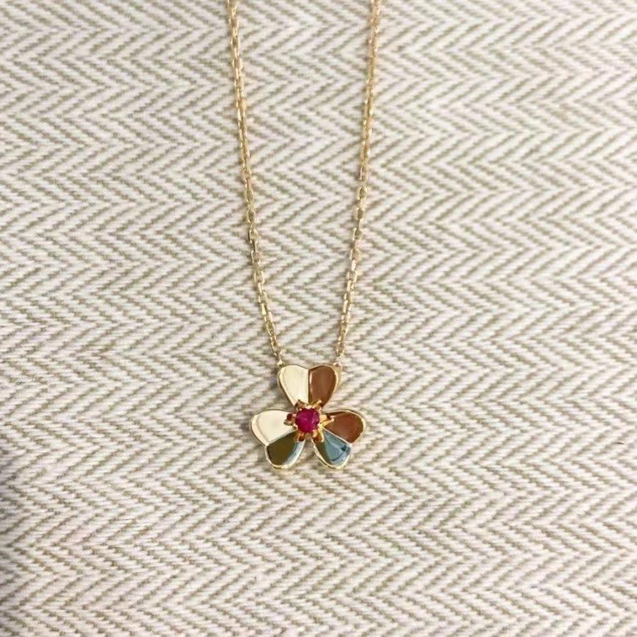 [Everoly JW]FRIVOLE GOLD FLOWER NECKLACE