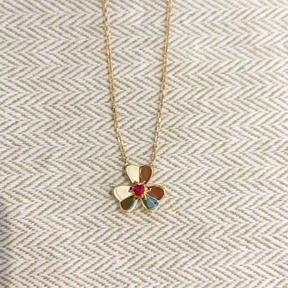 [Everoly JW]FRIVOLE GOLD FLOWER NECKLACE