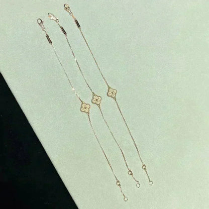 [Everoly JW]CLOVER SINGLE FLOWER BRACELET