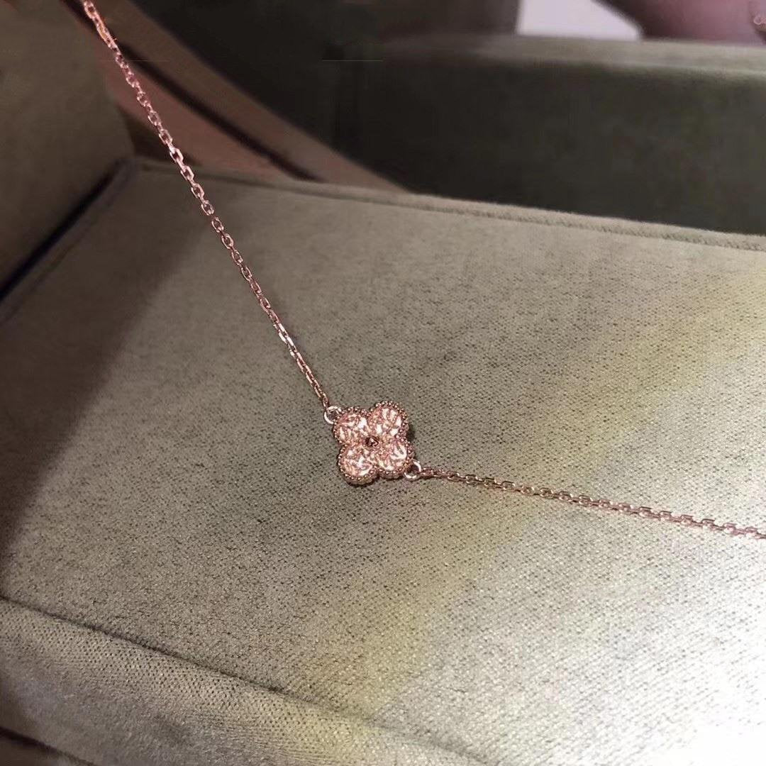 [Everoly JW]CLOVER SINGLE FLOWER BRACELET