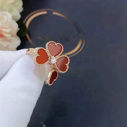 [Everoly JW]SWEET CLOVER CARNELIAN RING