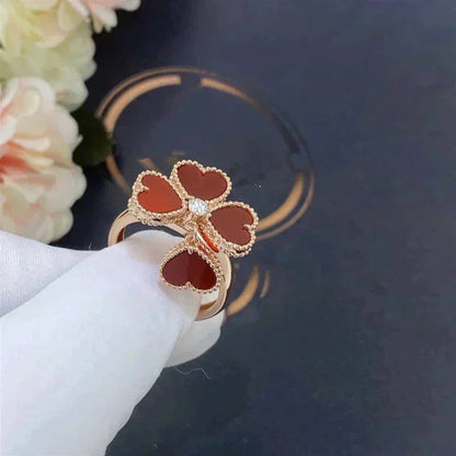 [Everoly JW]SWEET CLOVER CARNELIAN RING