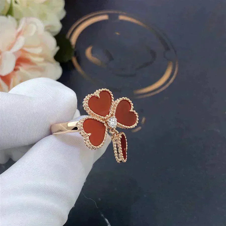 [Everoly JW]SWEET CLOVER CARNELIAN RING
