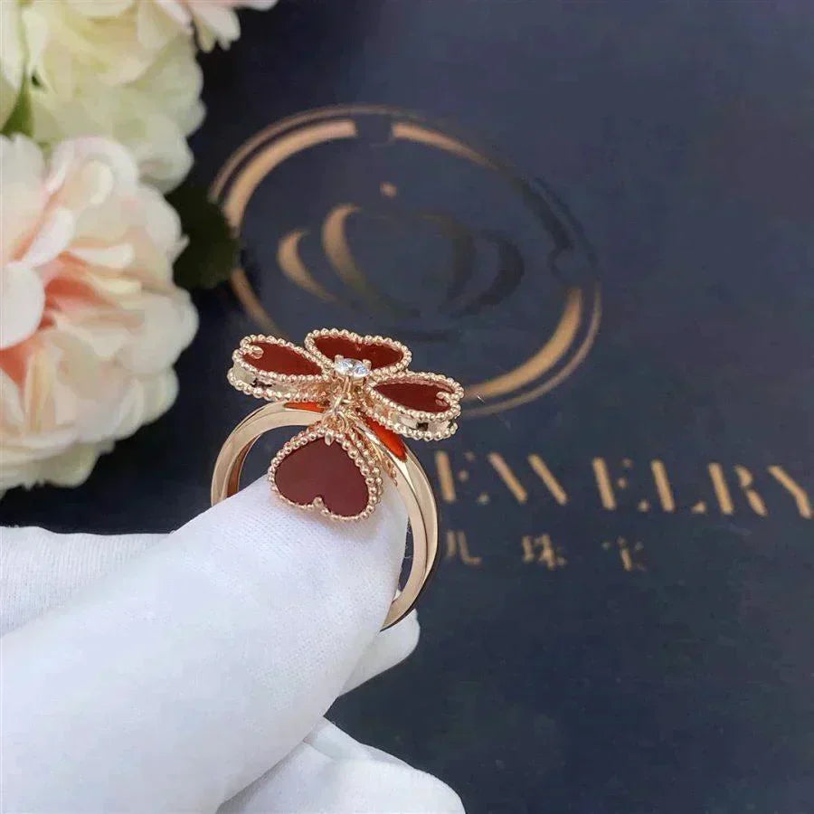 [Everoly JW]SWEET CLOVER CARNELIAN RING