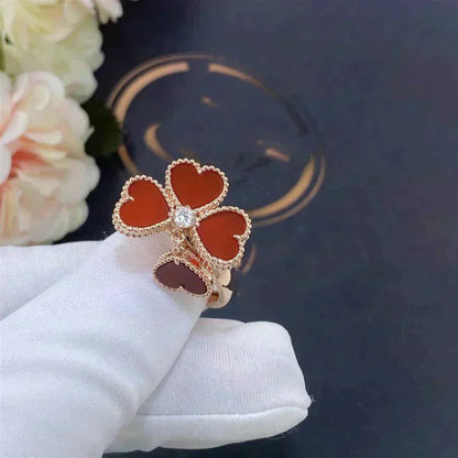 [Everoly JW]SWEET CLOVER CARNELIAN RING