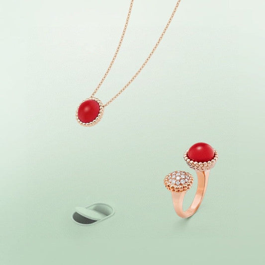 [Everoly JW]PERLEE COULEURS DIAMOND ROSE GOLD BETWEEN THE FINGER RING