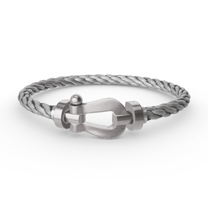 [Everoly JW]FORCE LARGE HORSESHOE NO DIAMOND BRACELET SILVER