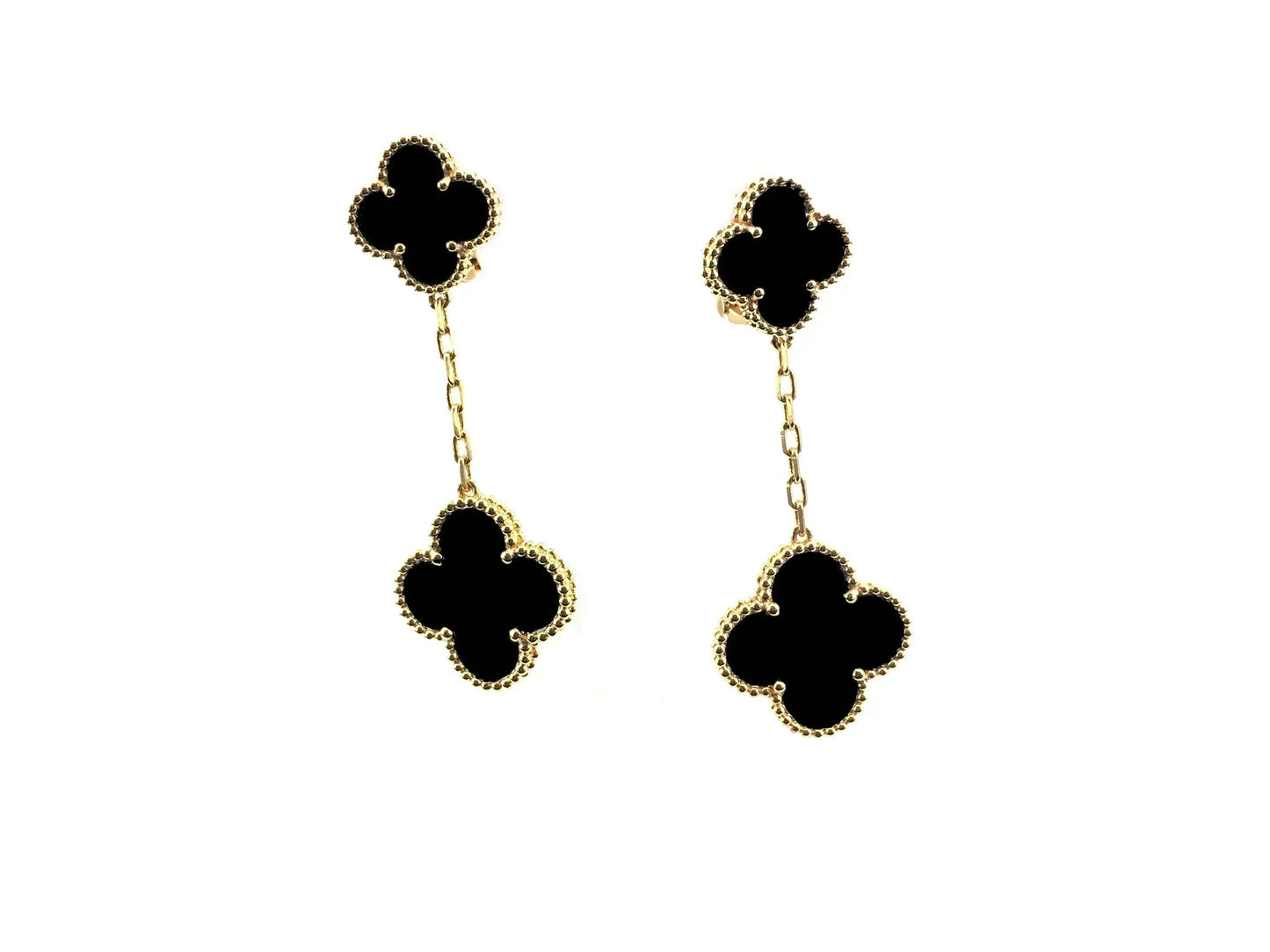 [Everoly JW]CLOVER 2 MOTIFS  EARRINGS (MULTIPLE CHOICESC