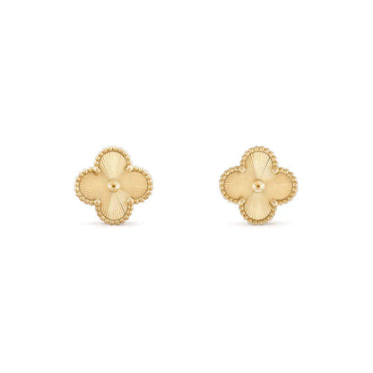 [Everoly JW]CLOVER MEDIUM 1 MOTIFS LASER EARRINGS